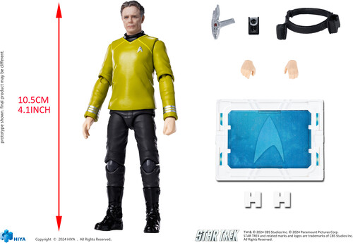 Star Trek (2009) - Exquisite Mini 1/18 - Pike 4 Action Figure