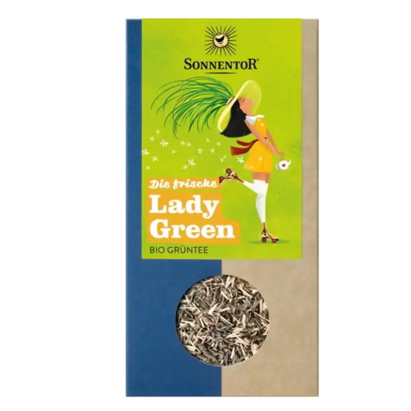 Sonnentor Organic Green Tea - Lady Green - The Refreshing, loose (90 g)