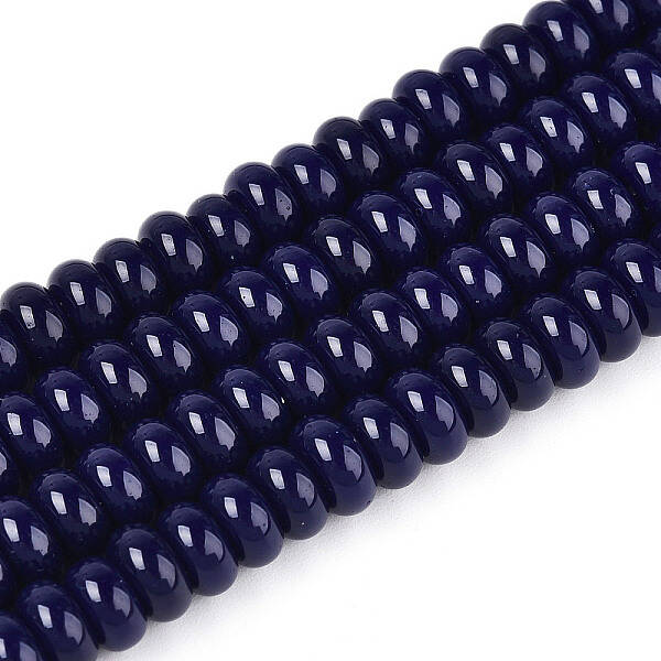 Baking Paint Glass Beads Strands