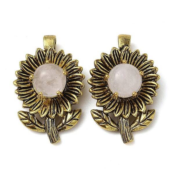 Natural Quartz Crystal Pendants