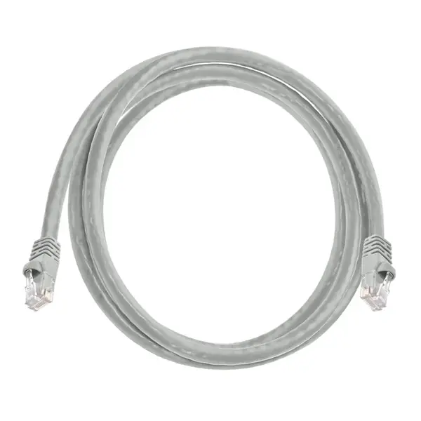 3428 Monoprice Cat6 Ethernet Patch Cable Snagless RJ45 Stranded 550MHz UTP Pure Bare Copper Wire 24AWG 5ft Gray