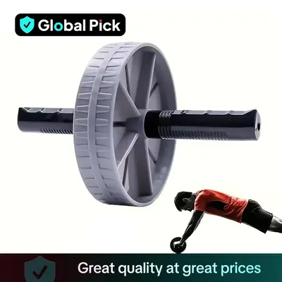 Abdominal Wheel, 1 Set Abdominal Muscle Training Tool, LINGPENG Silent Abdominal Wheel, Fitness Equipment for Home Gym