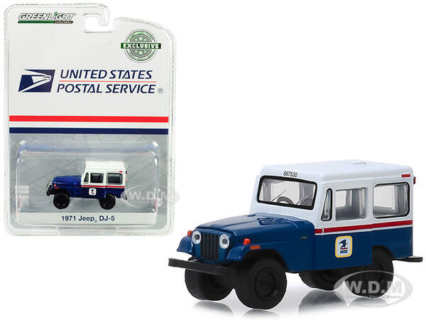 1971 Jeep DJ-5 Blue and White \