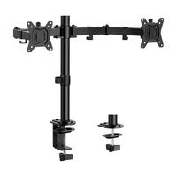 ErGear Dual Monitor Desk Mount, Adjustable Arms for 2 Screens up to 32\