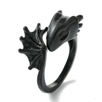 Dragon Alloy Open Cuff Rings