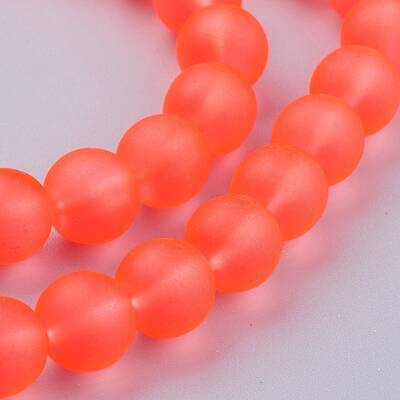 Transparent Glass Bead Strands