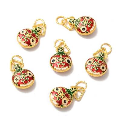 Zinc Alloy Enamel Pendants