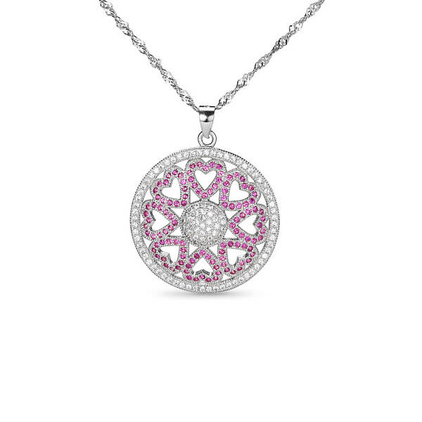 Fashion 925 Sterling Silver Pendant Necklace