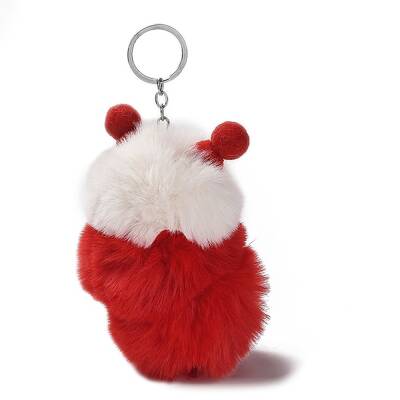 Cute Plush Cloth Worm Doll Pendant Keychains