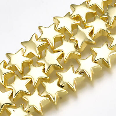 Electroplate Non-magnetic Synthetic Hematite Beads Strands