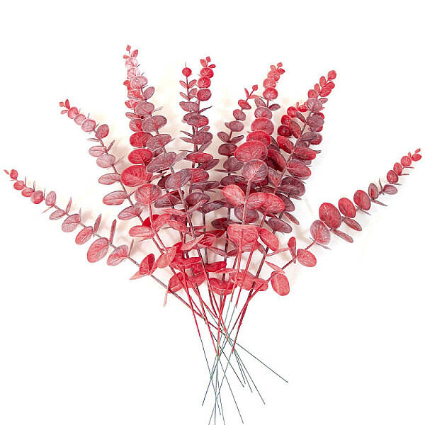 Plastic Artificial Eucalyptus Leaves