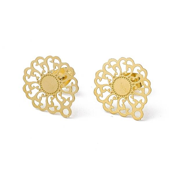 304 Stainless Steel Stud Earrings Finding