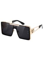 Summer Outfits 2025 Plain Pattern Metal Material Flat Frame Sunglasses, New Personality Square Frame Travel Accessories for W...