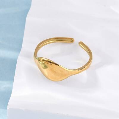 304 Stainless Steel Cuff Rings for Women