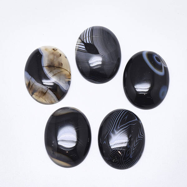 Natural Banded Agate/Striped Agate Cabochons