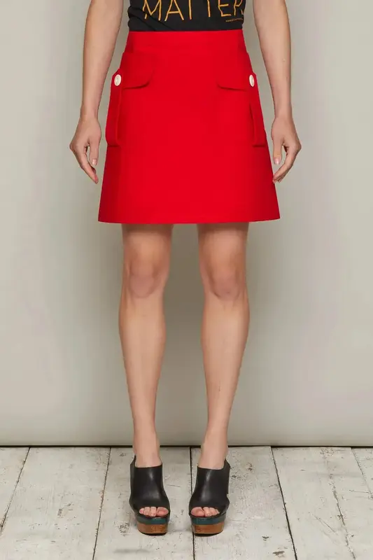 Rhonda Skirt (Red) | size: XL