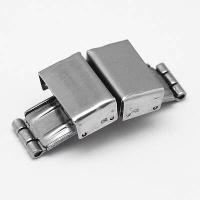 Tarnish Resistant Rectangle 201 Stainless Steel Watch Band Clasps