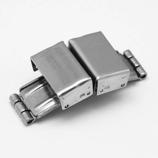 Tarnish Resistant Rectangle 201 Stainless Steel Watch Band Clasps