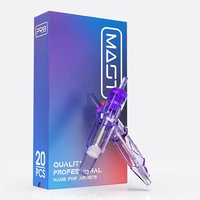 Mast Pro Tattoo Cartridges Needles 0.3MM Round Shader- Box of 20