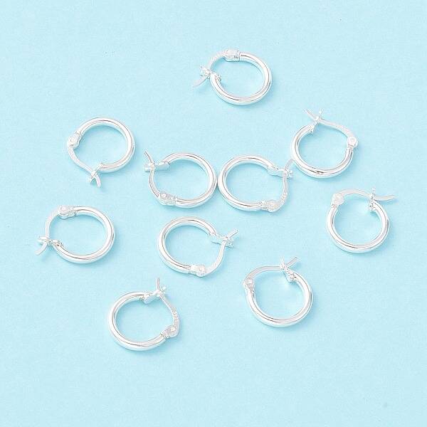 925 Sterling Silver Hoop Earrings