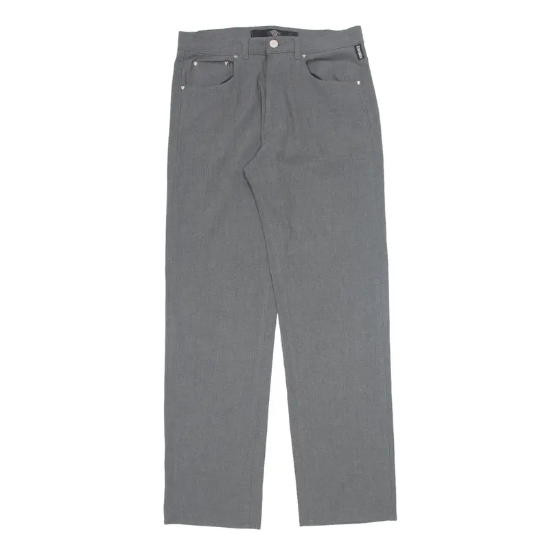 VERSACE Trousers Grey Regular Straight Womens W32 L32