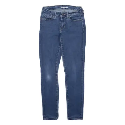 LEVI'S 711 Jeans Blue Denim Slim Skinny Womens W27 L30