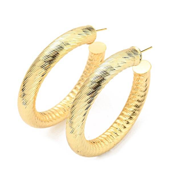 Rack Plating Brass Round Stud Earrings
