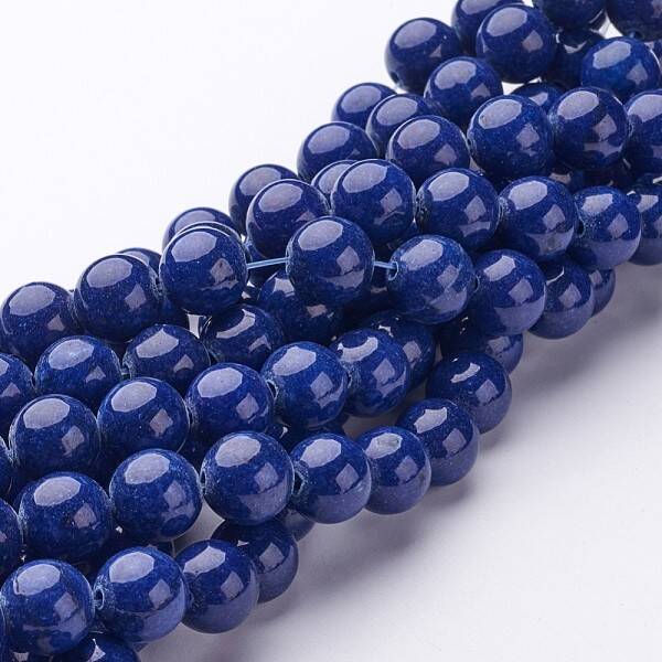 Natural Mashan Jade Round Beads Strands