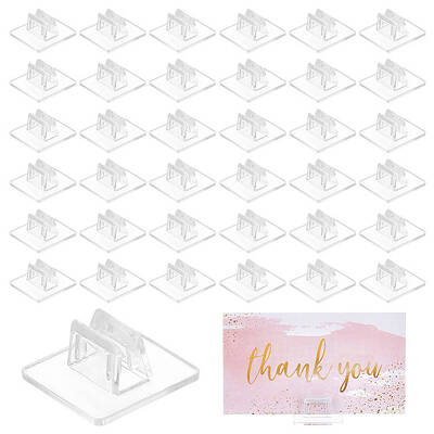 Transparent Plastic Card Holder