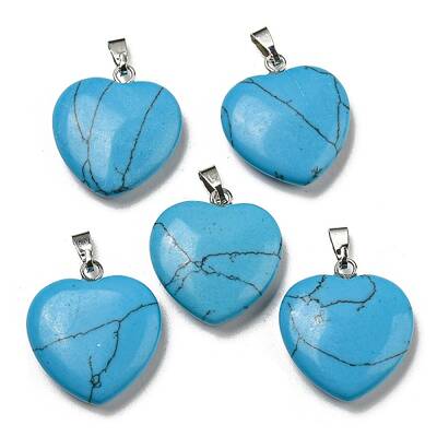 Synthetic Turquoise Pendants