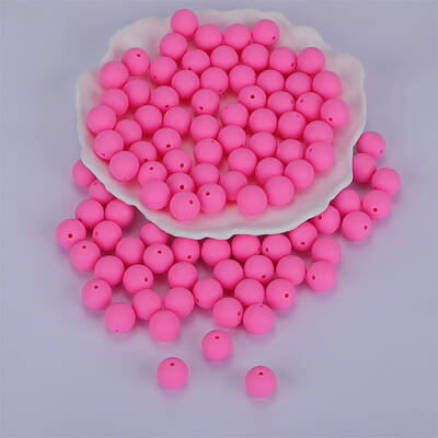 Round Silicone Focal Beads