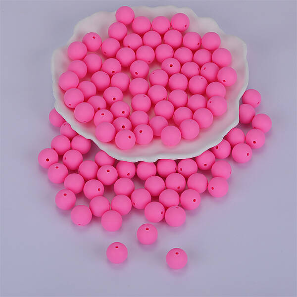 Round Silicone Focal Beads