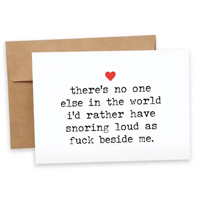 Funny Valentine’s Day Cards - Individual Funny Valentines Day Greeting Card - Valentines Day Cards - Made in the United Sta...