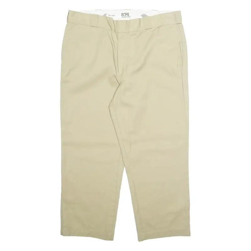 DICKIES Chino 874 Mens Trousers Beige Regular Straight W38 L28