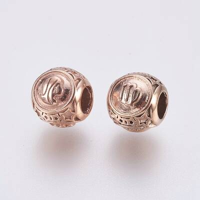 316 Surgical Stainless Steel European Beads