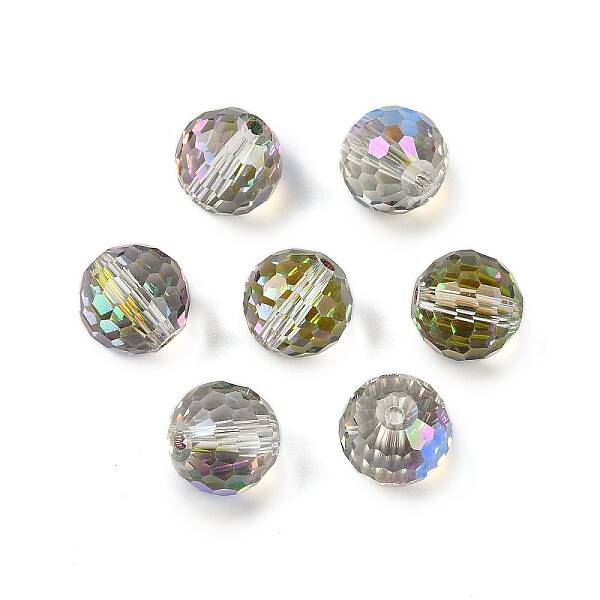 Transparent Electroplate Glass Beads