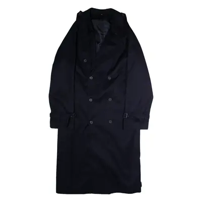 Mens Trench Coat Blue Twill XL