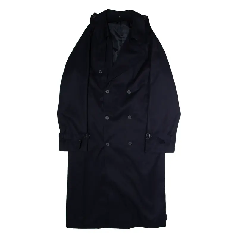 Mens Trench Coat Blue Twill XL
