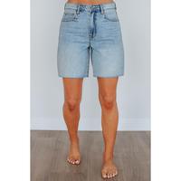 Marlin Hidden Shorts - Light Wash
