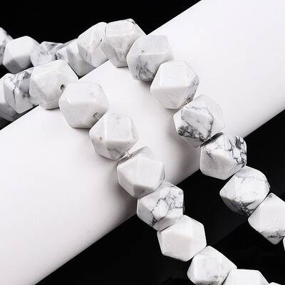 Natural Howlite Beads Strands