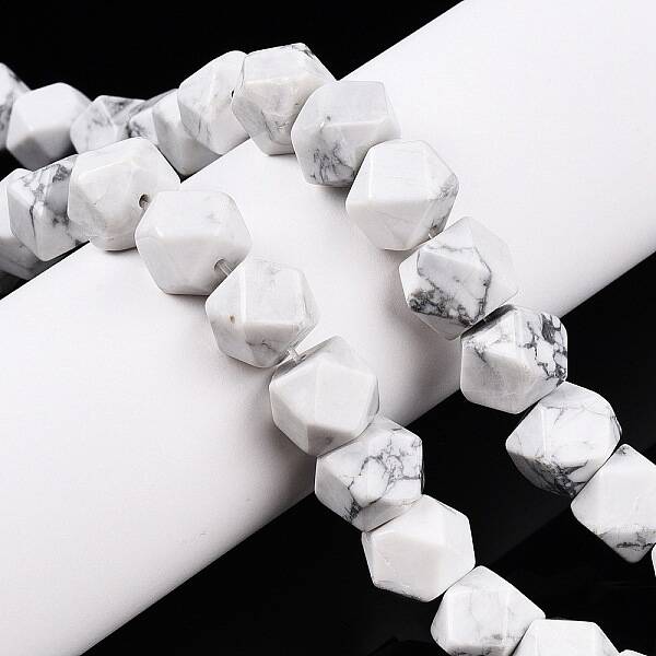 Natural Howlite Beads Strands