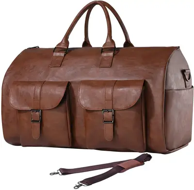SEYFOCNIA Convertible Travel Garment Bag,Carry on Garment Duffel Bag for Men Women - 2 in 1 Hanging Suitcase Suit Business Tr...