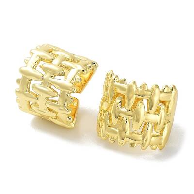 Brass Oval Open Cuff Ring