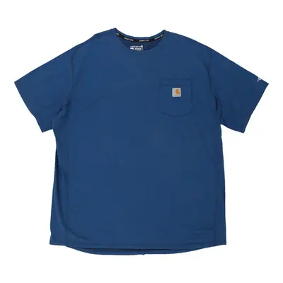 Carhartt T-Shirt - 2XL Blue Cotton