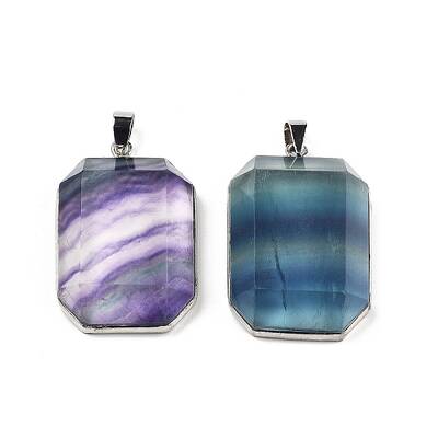 Natural Fluorite Pendants
