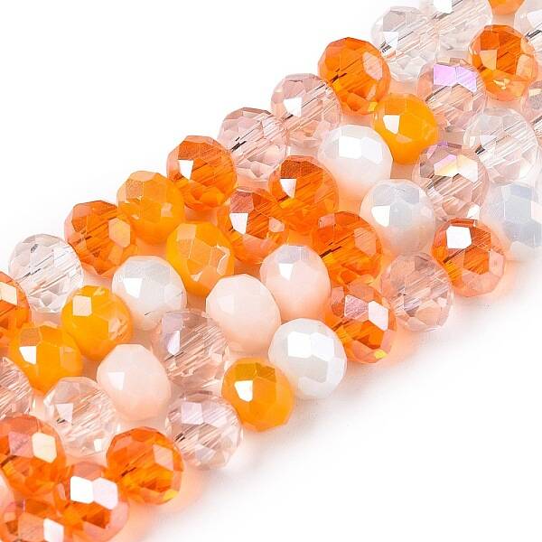 Electroplate Glass Beads Strands