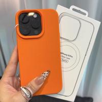 For iPhone 16 15 14 13 Pro Max Plus Premium Large Hole Solid Color Ripple Soft Silicone Phone Case