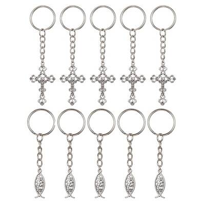 Tibetan Style Alloy Keychain