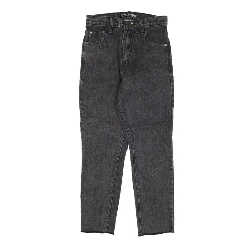 PUNNY Jeans Black Denim Regular Tapered Womens W26 L24