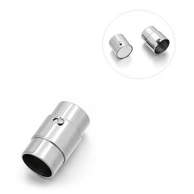 Tarnish Resistant Smooth 304 Stainless Steel Column Locking Tube Magnetic Clasps